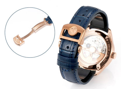 Blue Yellow - Blue Leather - Automatic -42mm