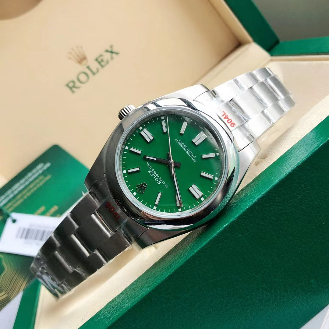 Green Silver - Steel 904L Silver - Automatic-41mm/31mm