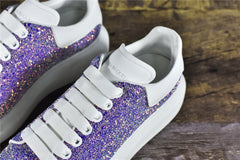 Alexander McQ Oversized Sneaker Purple Glitter