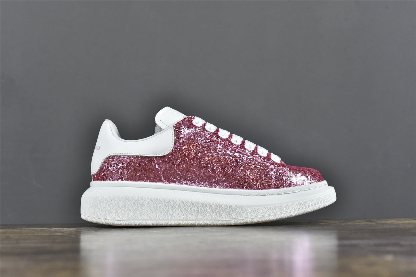 Alexander McQ Oversized Pink Glitter