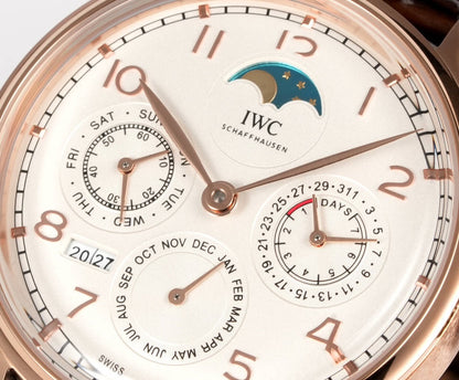 White Yellow - Brown Leather - Automatic -42mm