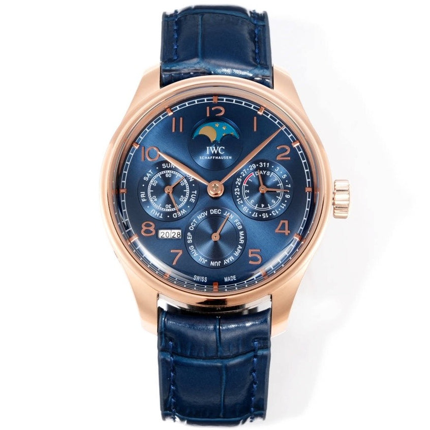 Blue Yellow - Blue Leather - Automatic -42mm