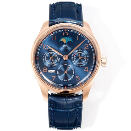 Blue Yellow - Blue Leather - Automatic -42mm