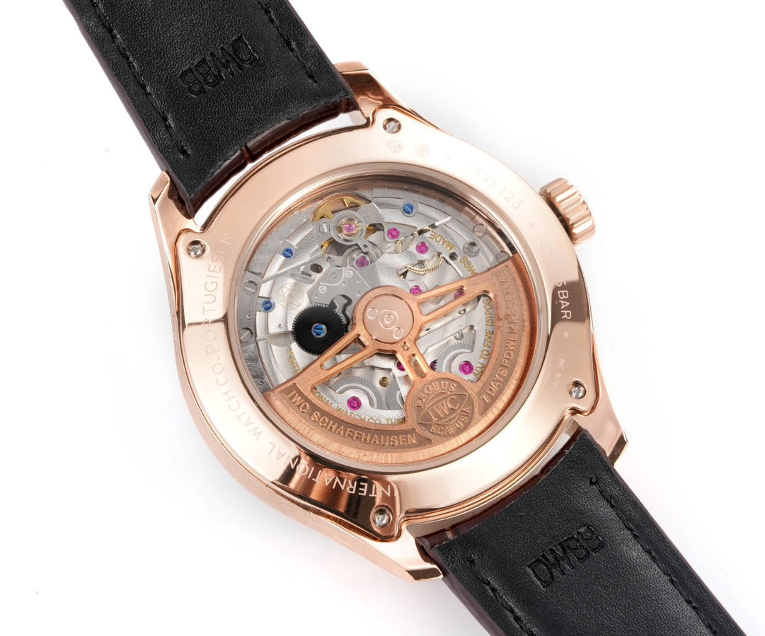 White Yellow - Brown Leather - Automatic -42mm