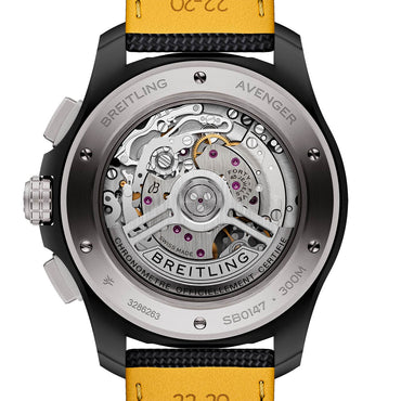 Chronograph - Black Ceramic- Yellow AVG - Black Rubber - Automatic - 43mm