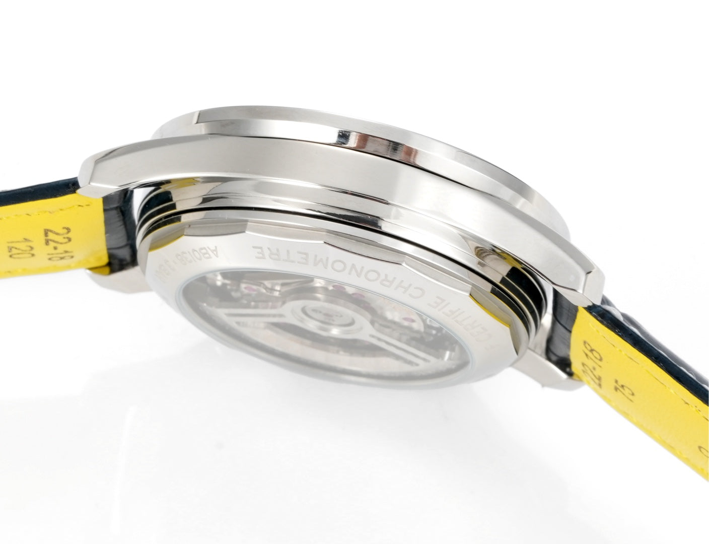 Chronograph - Rhinestone - Sky Face - N-Timer - Black Leather - Automatic - 43mm