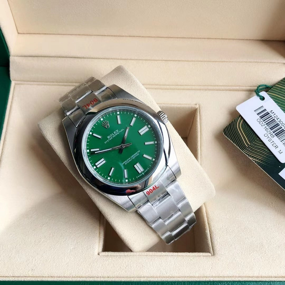Green Silver - Steel 904L Silver - Automatic-41mm/31mm