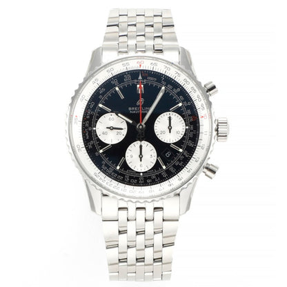 Chronograph - White Ceramic - Black- N-Timer - 904L Steel - Automatic - 43mm