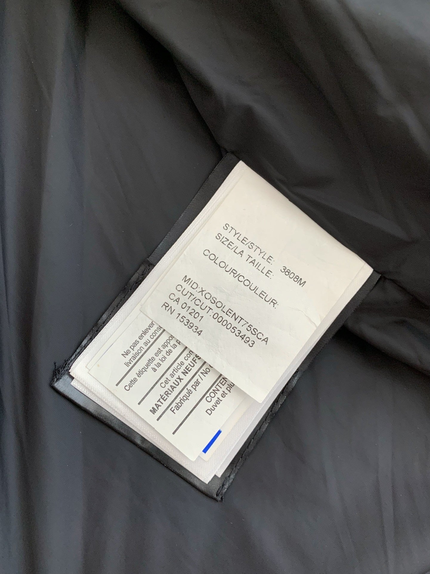 Canada goose parka down jacket